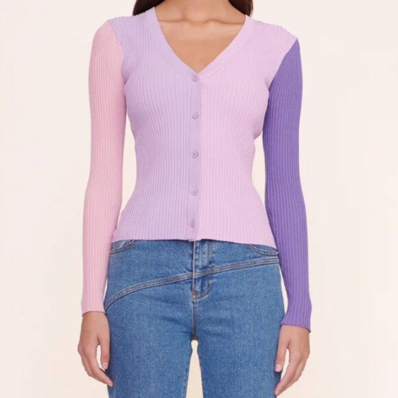 STAUD CARGO SWEATER IRIS MULTI, Size Small - Picture 2 of 6